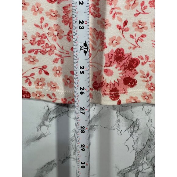 Style & Co Floral Print 3/4 Sleeve Top 0X 100% Supima Cotton - Picture 4 of 8